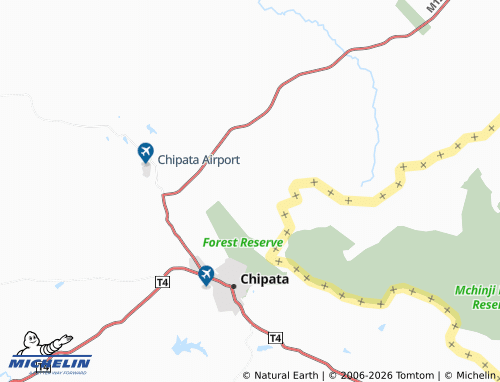 MICHELIN Kazembe map - ViaMichelin