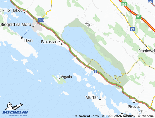 Mapa MICHELIN Drage - ViaMichelin