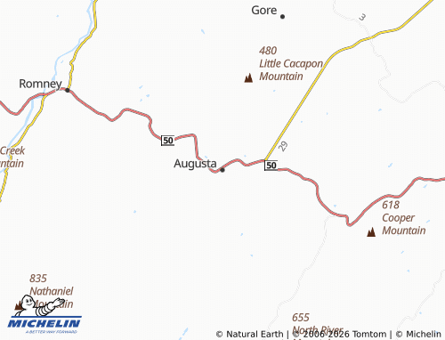 Mapa MICHELIN Augusta - ViaMichelin