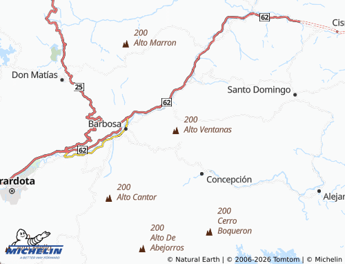 Carte MICHELIN La Quiebra - ViaMichelin