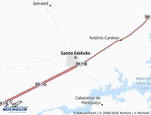 Mappa MICHELIN Santo Estêvão - ViaMichelin
