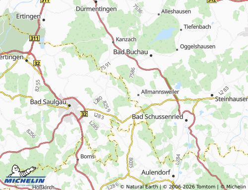 MICHELIN Obereggatsweiler map - ViaMichelin
