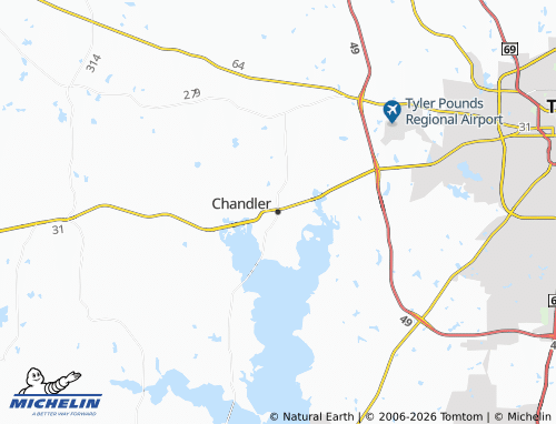Mappa MICHELIN Chandler - ViaMichelin