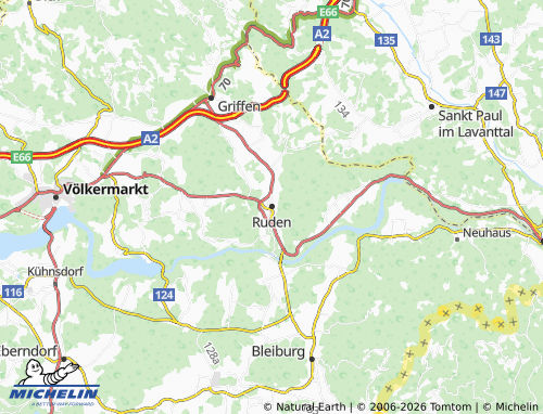 MICHELIN Ruden map - ViaMichelin