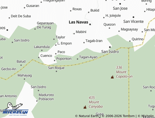 MICHELIN Tagan-Ayan map - ViaMichelin