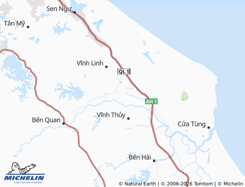 Mapa MICHELIN Vĩnh Long - ViaMichelin