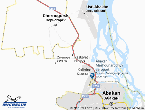 MICHELIN Rastsvet map - ViaMichelin