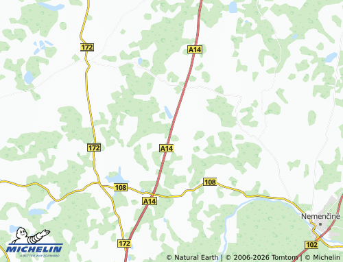 Mappa MICHELIN Radžiuliai - ViaMichelin