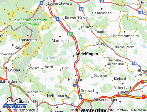 Mappa MICHELIN Andelfingen - ViaMichelin