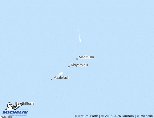 Mappa MICHELIN Madifushi - ViaMichelin