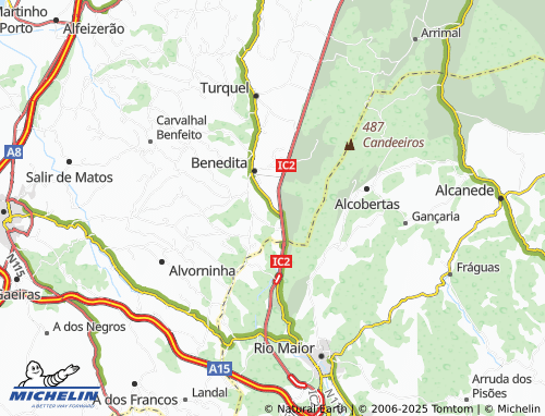 Kaart MICHELIN Moita do Gavião - ViaMichelin