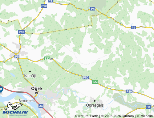 Mapa MICHELIN Turkalne - ViaMichelin
