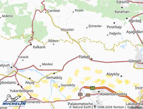 Mappa MICHELIN Gürpınar - ViaMichelin