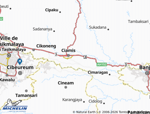 MICHELIN Kertasari map - ViaMichelin
