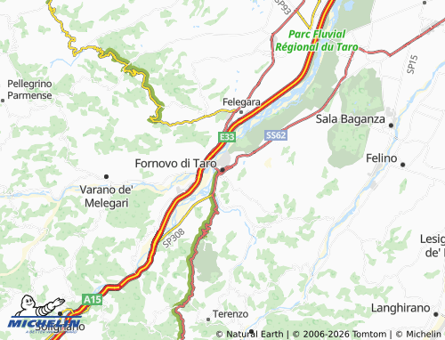 Mappa MICHELIN Fornovo di Taro - ViaMichelin