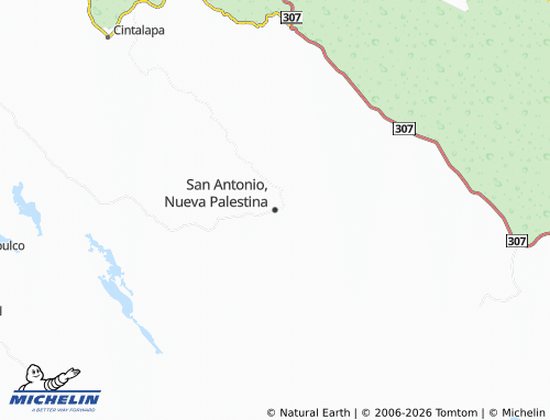 Mapa MICHELIN San Antonio, Nueva Palestina - ViaMichelin