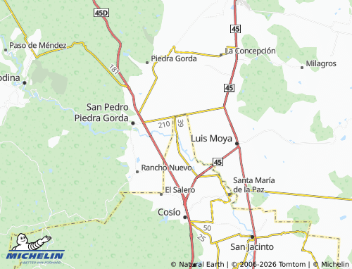Mapa MICHELIN Zacatequillas - ViaMichelin