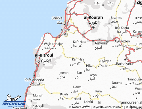 Mapa MICHELIN Ajda'breen - ViaMichelin