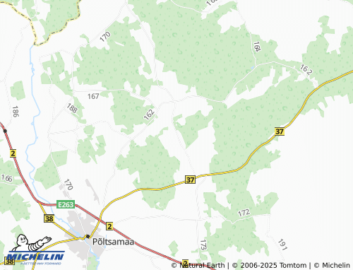 MICHELIN Mõrtsi map - ViaMichelin