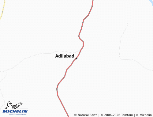 Kaart MICHELIN Adilabad - ViaMichelin