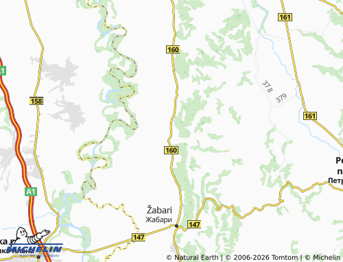 Mapa MICHELIN Oreovica - ViaMichelin