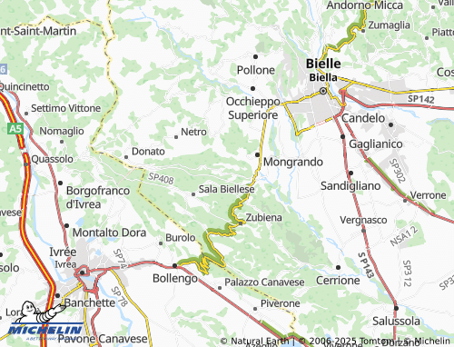 MICHELIN Graziano-Ruta map - ViaMichelin