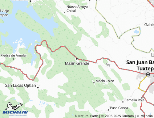 MICHELIN Mazín Grande map - ViaMichelin