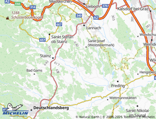 MICHELIN-Landkarte Unter-Fuggaberg - ViaMichelin