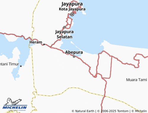 MICHELIN Abepura map - ViaMichelin