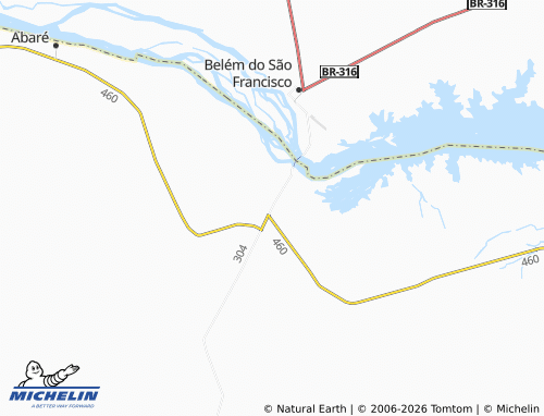 Mappa MICHELIN Barra do Tarrachil - ViaMichelin