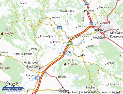 MICHELIN-Landkarte Loukov - ViaMichelin