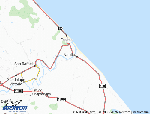 Mapa MICHELIN Ampliación Camino Real - ViaMichelin