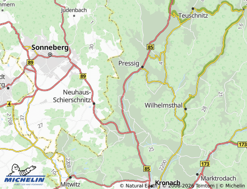 MICHELIN Neukenroth map - ViaMichelin