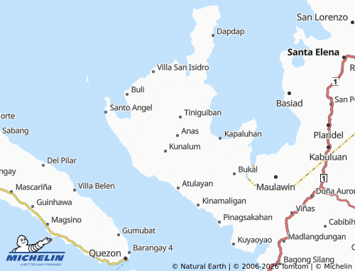 MICHELIN Anas map - ViaMichelin