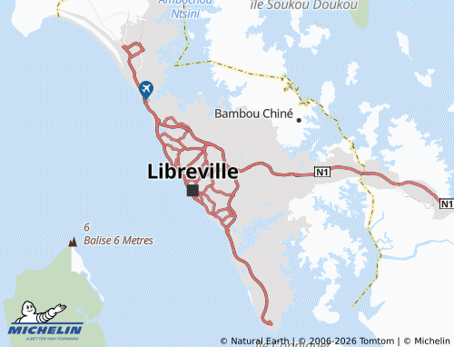 Mappa MICHELIN Akébé Kinguélé - ViaMichelin