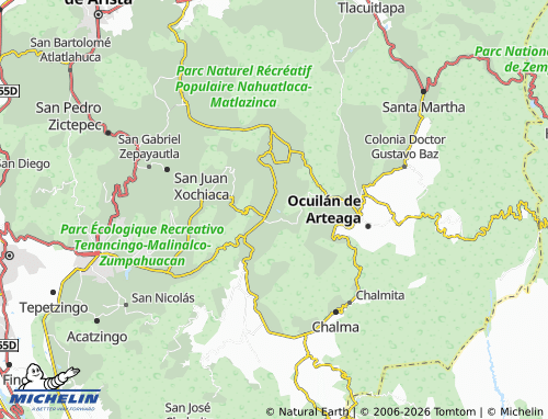 Mappa MICHELIN Club de Golf de Malinalco - ViaMichelin