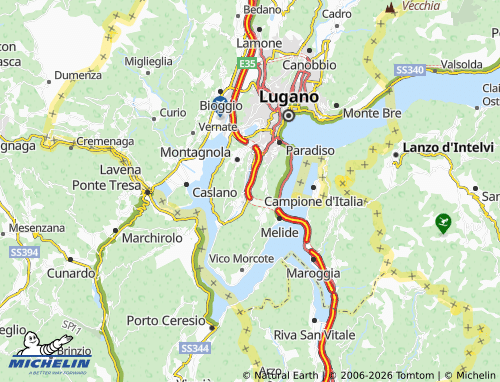 Mapa MICHELIN Grancia - ViaMichelin