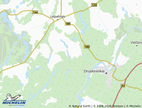 MICHELIN Didžiasalis map - ViaMichelin