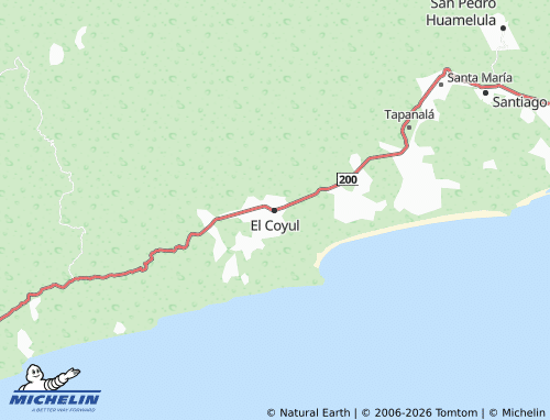 MICHELIN El Coyul map - ViaMichelin