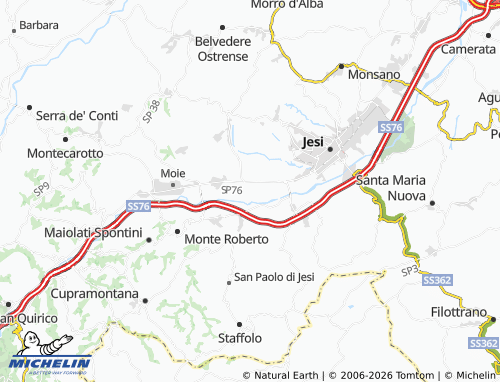 MICHELIN Pantiere map - ViaMichelin