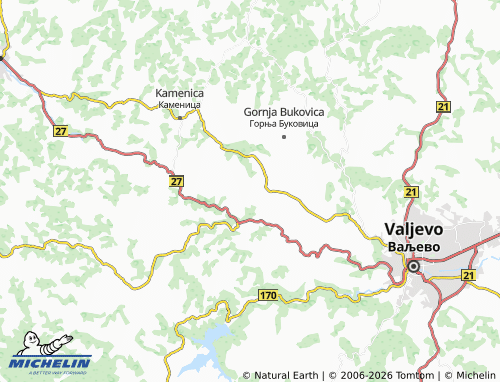 MICHELIN-Landkarte Beomužević - ViaMichelin