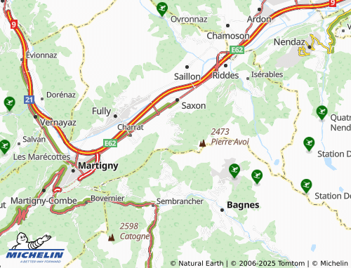 MICHELIN Luy map - ViaMichelin