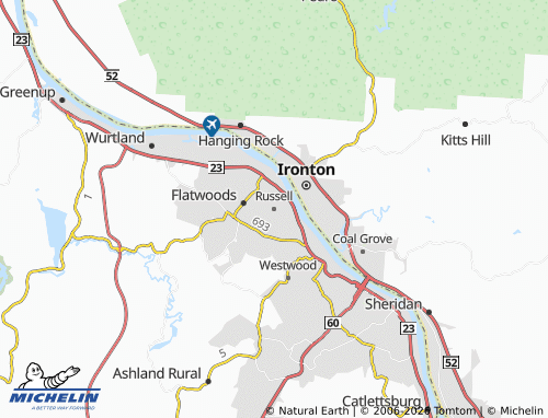 Carte MICHELIN Russell - ViaMichelin