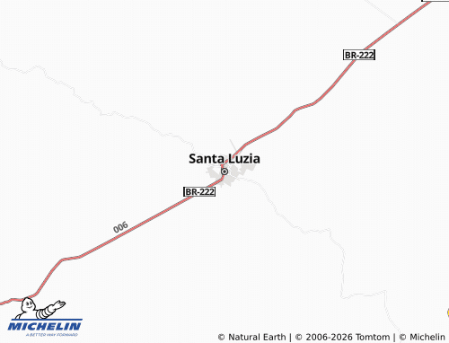 Mapa MICHELIN Santa Luzia - ViaMichelin