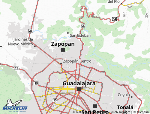 Mappa MICHELIN Colinas de Tabachines - ViaMichelin