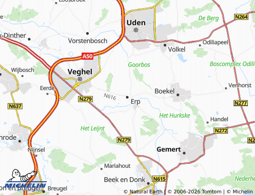 MICHELIN Erp map - ViaMichelin