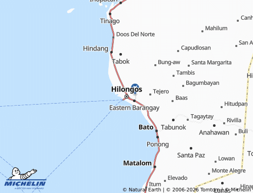 MICHELIN Hilongos map - ViaMichelin