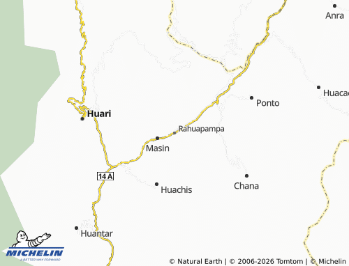 Mapa MICHELIN Rahuapampa - ViaMichelin