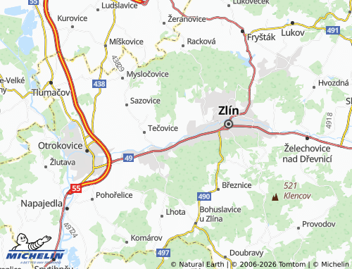Mappa MICHELIN Louky - ViaMichelin