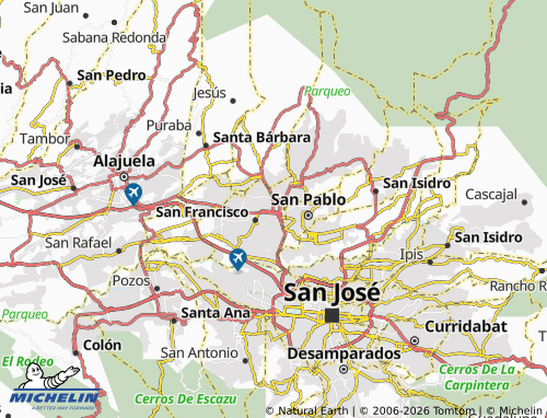 Carte MICHELIN Heredia - ViaMichelin